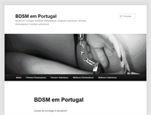 Tablet Screenshot of bdsmemportugal.com